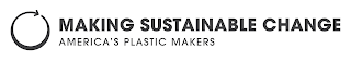 MAKING SUSTAINABLE CHANGE AMERICA'S PLASTIC MAKERS logo