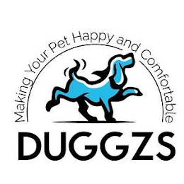 MAKING YOUR PET HAPPY AND COMFORTABLE DUGGZS logo