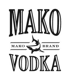 MAKO MAKO BRAND VODKA logo