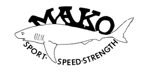 MAKO SPORT SPEED STRENGTH logo