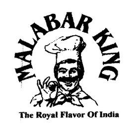 MALABAR KING THE ROYAL FLAVOR OF INDIA logo