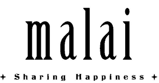 MALAI + SHARING HAPPINESS + logo