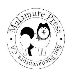 · MALAMUTE PRESS · SAN BUENAVENTURA, CA logo