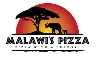MALAWI'S PIZZA PIZZA WITH A PURPOSE logo
