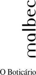 MALBEC O BOTICÁRIO logo