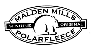 MALDEN MILLS GENUINE ORIGINAL POLARFLEECE logo