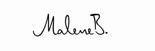 MALENE B logo