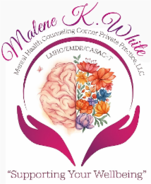 MALENE K. WHITE MENTAL HEALTH COUNSELING CORNER PRIVATE PRACTICE, LLC LMHC/EMDR/CASAC-T "SUPPORTING YOUR WELLBEING" logo