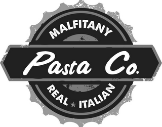 MALFITANY PASTA CO. REAL ITALIAN logo