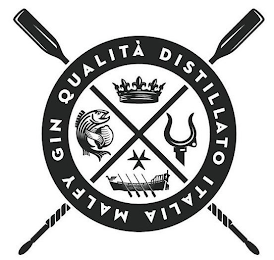 MALFY GIN QUALITÀ DISTILLATO ITALIA logo