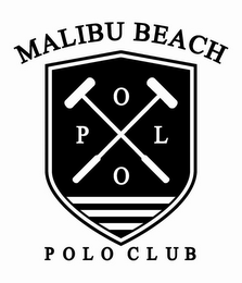 MALIBU BEACH POLO CLUB P O L O logo