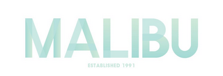 MALIBU ESTABLISHED 1991 logo