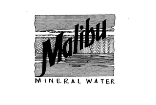 MALIBU MINERAL WATER logo