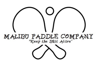 MALIBU PADDLE COMPANY "KEEP THE BALL ALIVE" logo