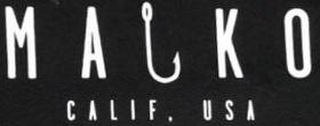 MALKO CALIF. USA logo