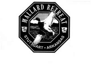 MALLARD RETREAT STUTTGART · ARKANSAS MR logo