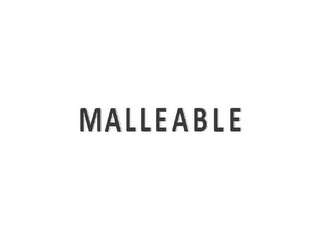 MALLEABLE logo