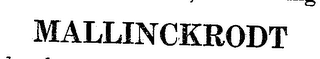 MALLINCKRODT logo