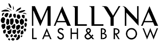 MALLYNA LASH & BROW logo