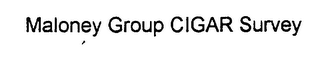 MALONEY GROUP CIGAR SURVEY logo