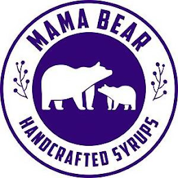 MAMA BEAR HANDCRAFTED SYRUPS logo