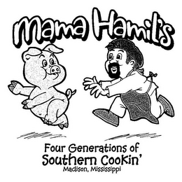 MAMA HAMIL'S FOUR GENERATIONS OF SOUTHERN COOKIN' MADISON, MISSISSIPPI logo