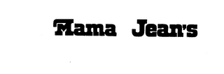 MAMA JEAN'S logo