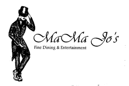 MAMA JO'S, FINE DINING AND ENTERTAINMENT logo