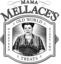 MAMA MELLACE'S OLD WORLD TREATS NINETEEN SIXTY-TWO logo