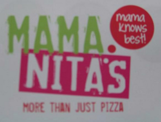 MAMA NITA'S MAMA KNOWS BEST! MORE THAN JUST PIZZA logo