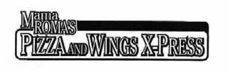 MAMA ROMA'S PIZZA AND WINGS X-PRESS logo