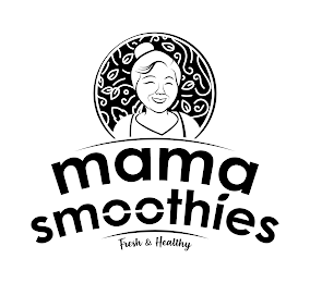 MAMA SMOOTHIES FRESH & HEALTHY logo