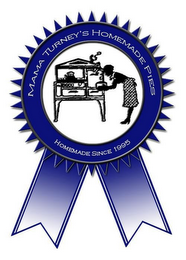 MAMA TURNEY'S HOMEMADE PIES HOMEMADE SINCE 1995 logo