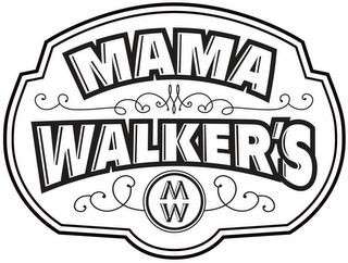 MAMA WALKER'S MW logo