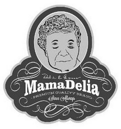 MAMADELIA PREMIUM QUALITY BRAND SINCE ALWAYS logo