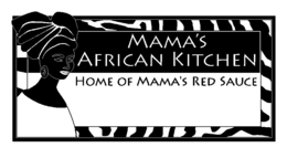 MAMA'S AFRICAN KITCHEN HOME OF MAMA'S RED SAUCE logo