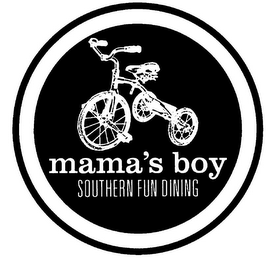 MAMA'S BOY SOUTHERN FUN DINING logo