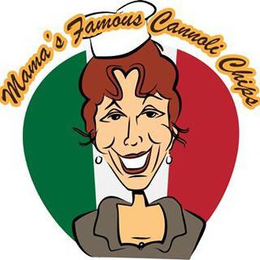 MAMA'S FAMOUS CANNOLI CHIPS logo