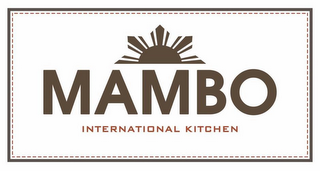 MAMBO INTERNATIONAL KITCHEN logo