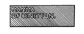 MAMMA OF BENETTON. logo