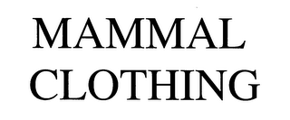 MAMMAL CLOTHING logo