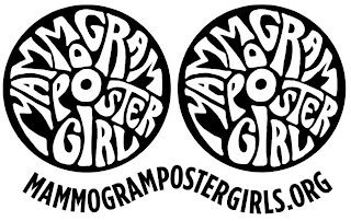 MAMMOGRAM POSTER GIRL MAMMOGRAM POSTER GIRL MAMMOGRAMPOSTERGIRLS.ORG logo