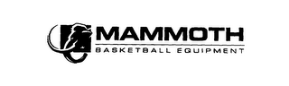 MAMMOTH BASKETBALL EQUIPMENT logo