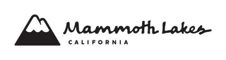 MAMMOTH LAKES CALIFORNIA logo