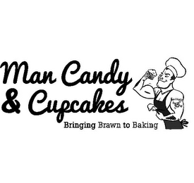 MAN CANDY & CUPCAKES BRINGING BRAWN TO BAKING logo