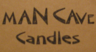 MAN CAVE CANDLES logo