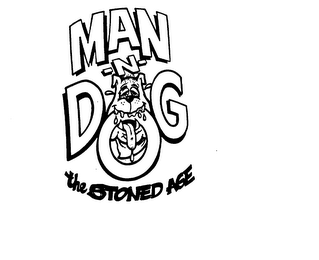 MAN -N- DOG THE STONED AGE logo