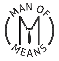 MAN OF MEANS, M logo