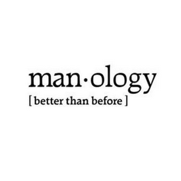 MAN OLOGY BETTER THAN BEFORE logo