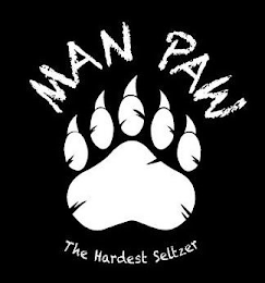MAN PAW THE HARDEST SELTZER logo